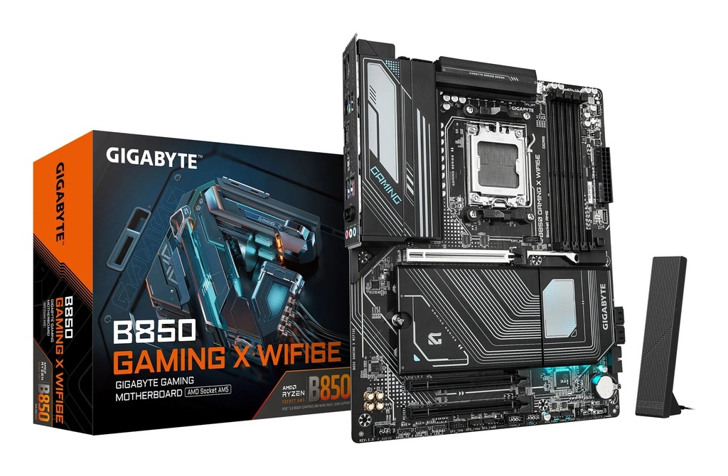 MBO GIGABYTE B850M GAMING X WIFI6E AM5 Ryzen 9000 4DDR5-5200 BT DP HDMI USB3.2 PCIe 5.0 micro-ATX