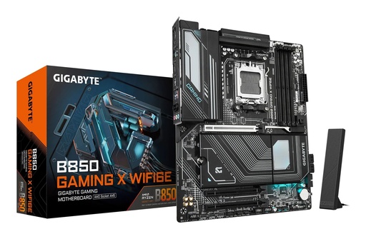 [MBOGIBB850MGWF6] MBO GIGABYTE B850M GAMING X WIFI6E AM5 Ryzen 9000 4DDR5-5200 BT DP HDMI USB3.2 PCIe 5.0 micro-ATX