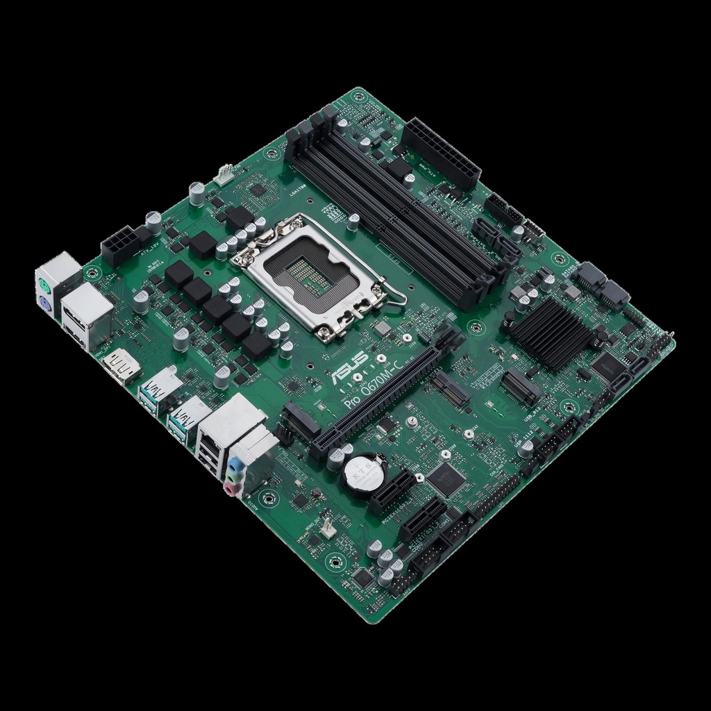 MBO ASUS PRO Q670M-C-CSM 13VA-12VA LGA1700 4DDR5-5600 2DP HDMI 2M.2 6USB PCIE4.0 MATX