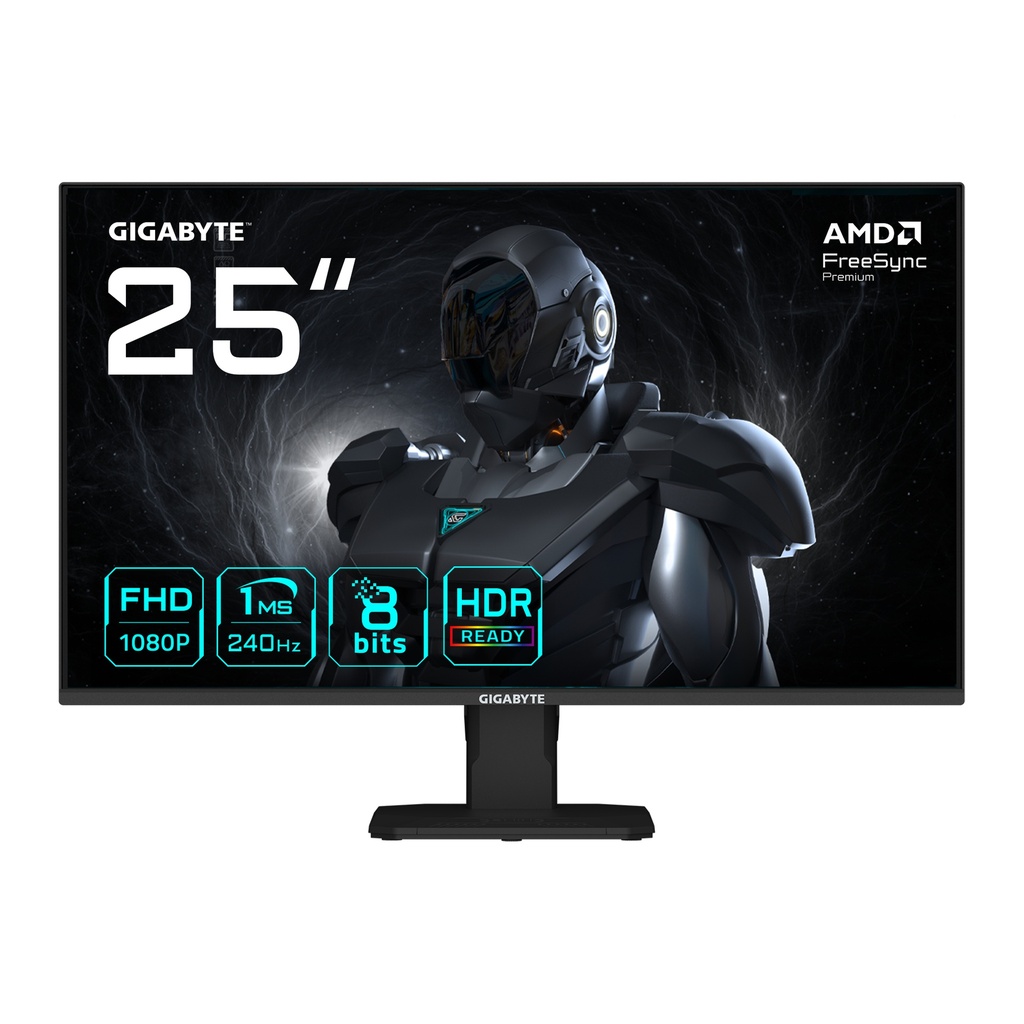 MONITOR GIGABYTE GS25F2A 24.5Inch Gaming SS-IPS FHD 1920X1080 2HDMI 1DP 240Hz Non-glare