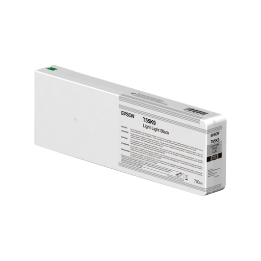 [SUMEPST55K900] CARTUCHO EPSON SINGLEPACK LIGHT LIGHT BLACK T55K900 ULTRACHROME HDX-HD 700ML FOR SURCOLOR