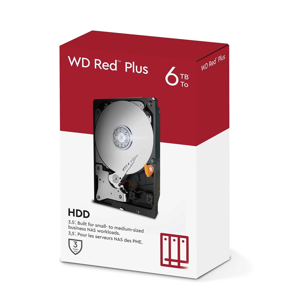 DISCO DURO WESTERN DIGITAL-INTERNO 6TB 5400RPM 3.5INC. 24-7-NAS SATA6GB-S CACHE 256MB RED PLUS