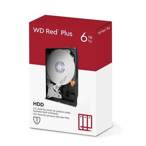 [HDDWDIWD60EFPX] DISCO DURO WESTERN DIGITAL-INTERNO 6TB 5400RPM 3.5INC. 24-7-NAS SATA6GB-S CACHE 256MB RED PLUS