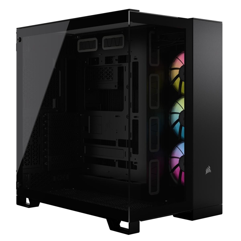 [CASCORCC9011269] CASE CORSAIR ATX iCUE LINK 6500X RGB 3VEN. SYSTEM-HUB DOS-CAMARAS Black