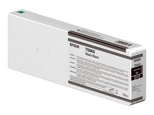 [SUMEPST55K800] CARTUCHO EPSON T55K8 MATTE BLACK HDX-HD 700ML