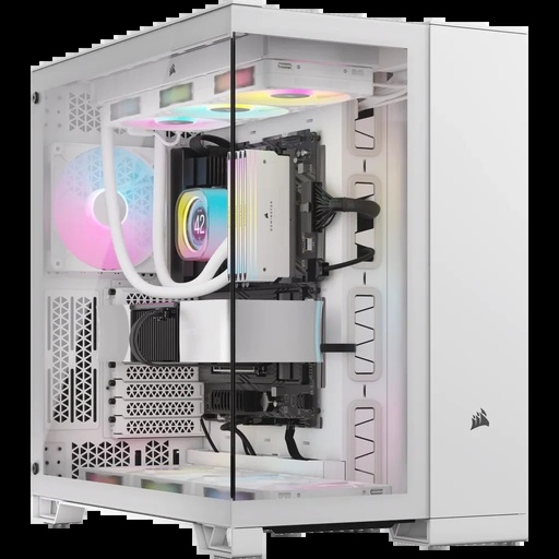 [CASCORCC9011270] CASE CORSAIR ATX iCUE LINK 6500X RGB 3VEN. SYSTEM-HUB DOS-CAMARAS WHITE