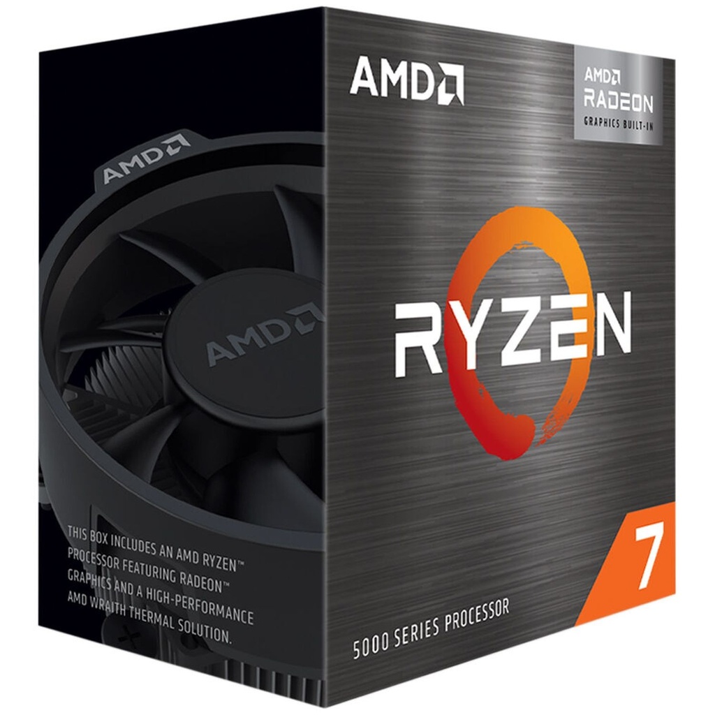 PROC. AMD AM4 RYZEN 7 5700G 3.8GHZ 8CORE 16 HILOS 16MB CACHE 65W TSMC 7NM FINFET