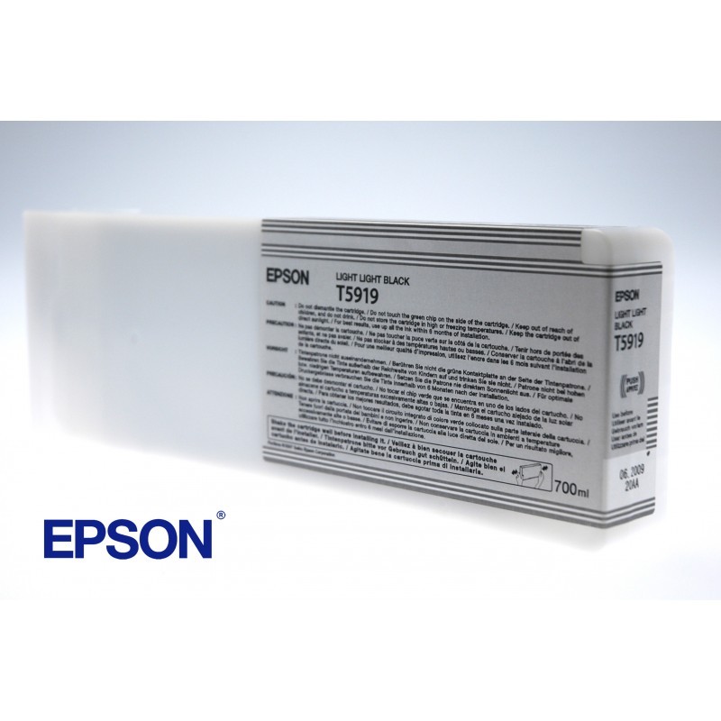 CARTUCHO EPSON T591900 STYLUS PRO 11880 LIGHT LIGHT NEGRO 700ML