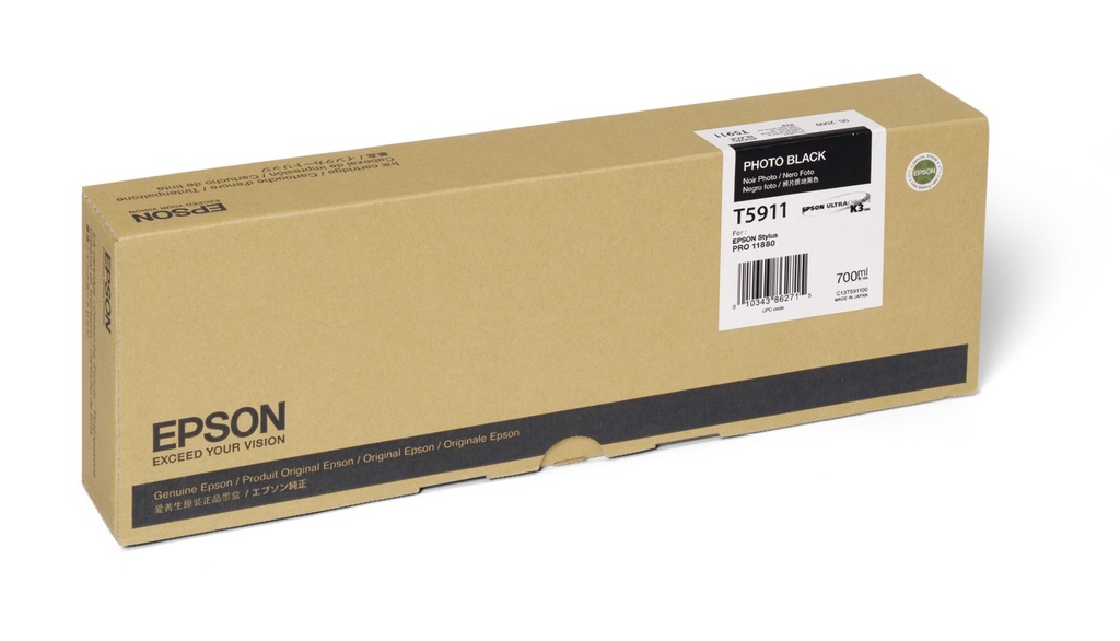 CARTUCHO EPSON T591100 STYLUS PRO 11880 PHOTO NEGRO 700ML