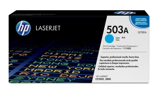 [SUMHPXQ7581A] TONER HP LASERJET 3505-3800 CIAN Q7581A