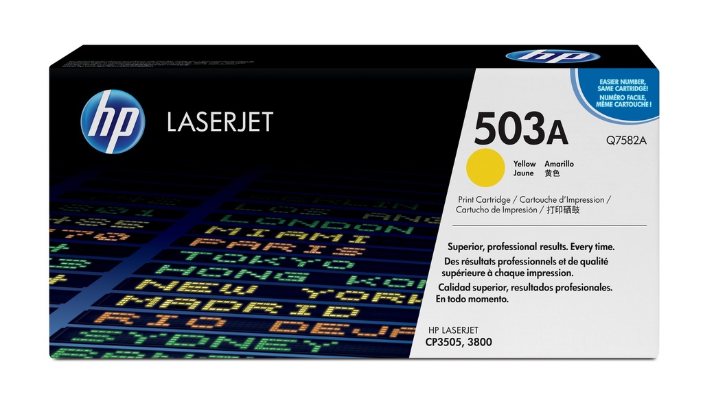 TONER HP LASERJET 3505-3800 AMARILLO Q7582A