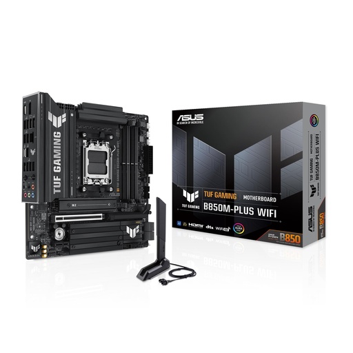 [MBOASUB850MPLWF] MBO ASUS TUF GAMING B850M-Plus WIFI AM5 AMD Ryzen 9000 DDR5-8000Mhz BT DP HDMI 12usb PCIe 5.0 mATX