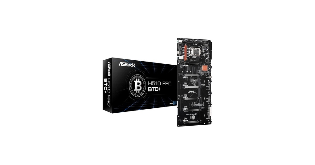 MBO ASROCK H510 PRO BTC PLUS 11VA. LGA1200 DDR4 HDMI 6PCI-EX3.0 M.2 2USB3.2
