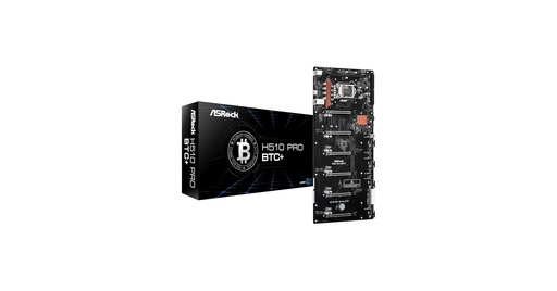 [MBOASRH510PBTCL] MBO ASROCK H510 PRO BTC PLUS 11VA. LGA1200 DDR4 HDMI 6PCI-EX3.0 M.2 2USB3.2