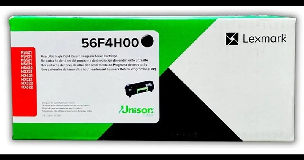 TONER NEGRO 15K MS321-421-521-621-622 MX321-421-521-522-622