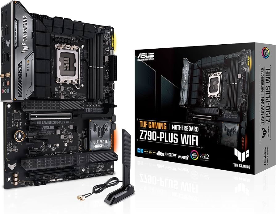 MBO ASUS TUF Z790-PLUS GAMING 13VA LGA-1700 DDR5-7200 HDMI DP WIFI BT 4M.2 USB3.2 PCIE4.0 ATX