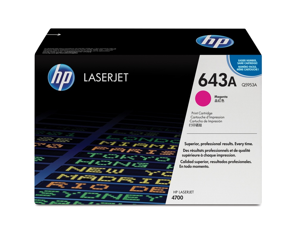 TONER HP Q5953A LASERJET 4700 MAGENTA