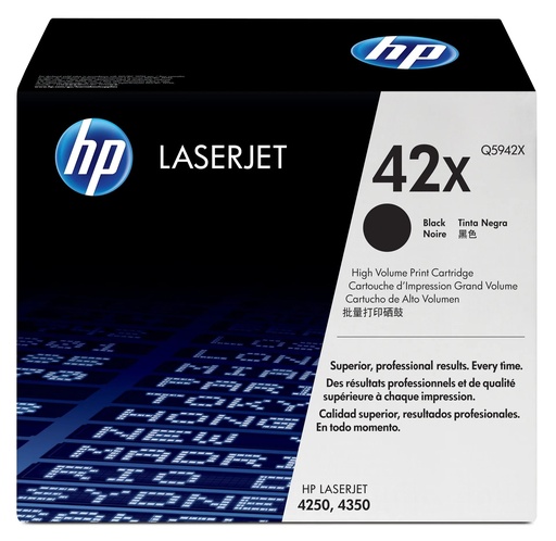 [SUMHPXQ5942X] TONER HP Q5942X LJ NEGRO 4250 4250TN 4350N 4350TN