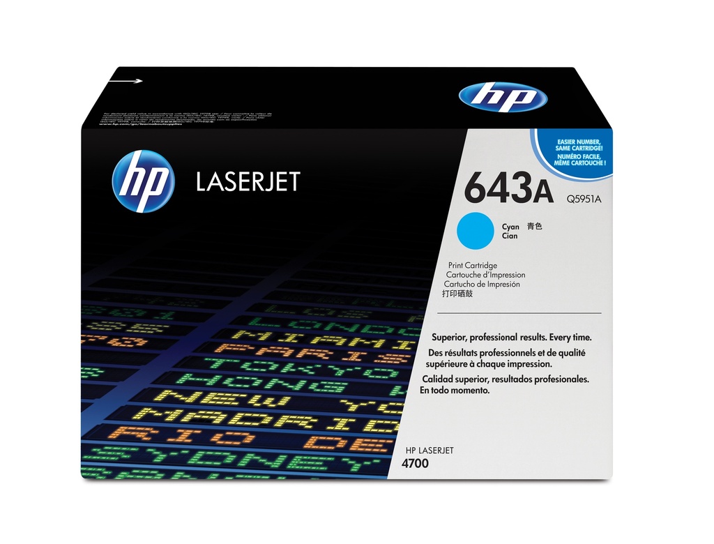 TONER HP Q5951A LASERJET 4700 CIAN