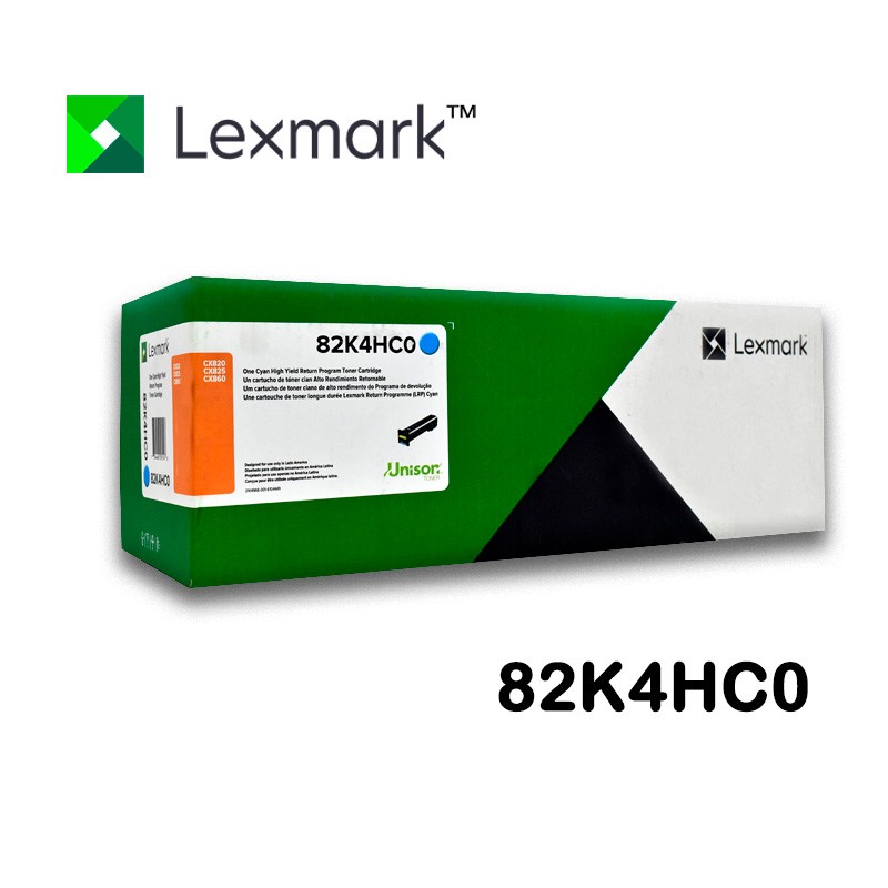 TONER LEXMARK CIAN CX82X CX860 ALTO RENDIMIENTO 17K