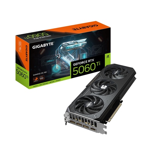 [VIDGIBN506TGMO8] VIDEO GIGABYTE GeForce RTX-5060 Ti GAMING OC8GB GDDR7 128Bit HDMI 3DP 3Vent. PCIex5.0