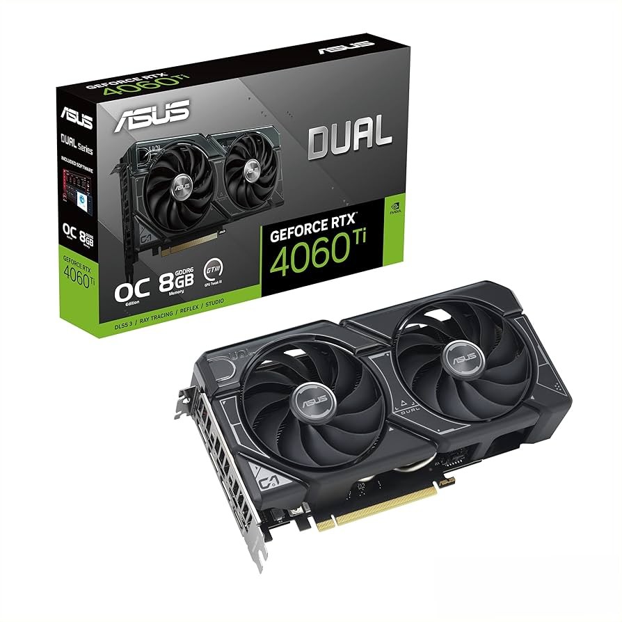 VIDEO ASUS Dual Geforce RTX-5060Ti OC Editrion 16GB GDDR7 128BIT HDMI 3DP 2Vent PCIe 5.0