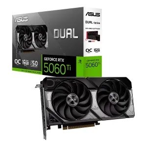 [VIDASUV0NQ0M0AA] VIDEO ASUS Dual Geforce RTX-5060Ti OC Editrion 16GB GDDR7 128BIT HDMI 3DP 2Vent PCIe 5.0