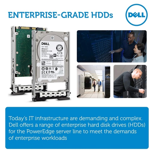 [TS-001209] DISCO DURO DELL 2.4TB 10K RPM SAS 12GBPS 2.5INC. HOT-PLUG PARA R230-R330-R430