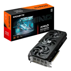 [VIDGIBR9070GO16] VIDEO GIGABYTE Radeon RX-9070 GAMING OC 16GB 256BIT GDDR6 2DP 2HDMI 3VEN. PCI EXP. 5.0