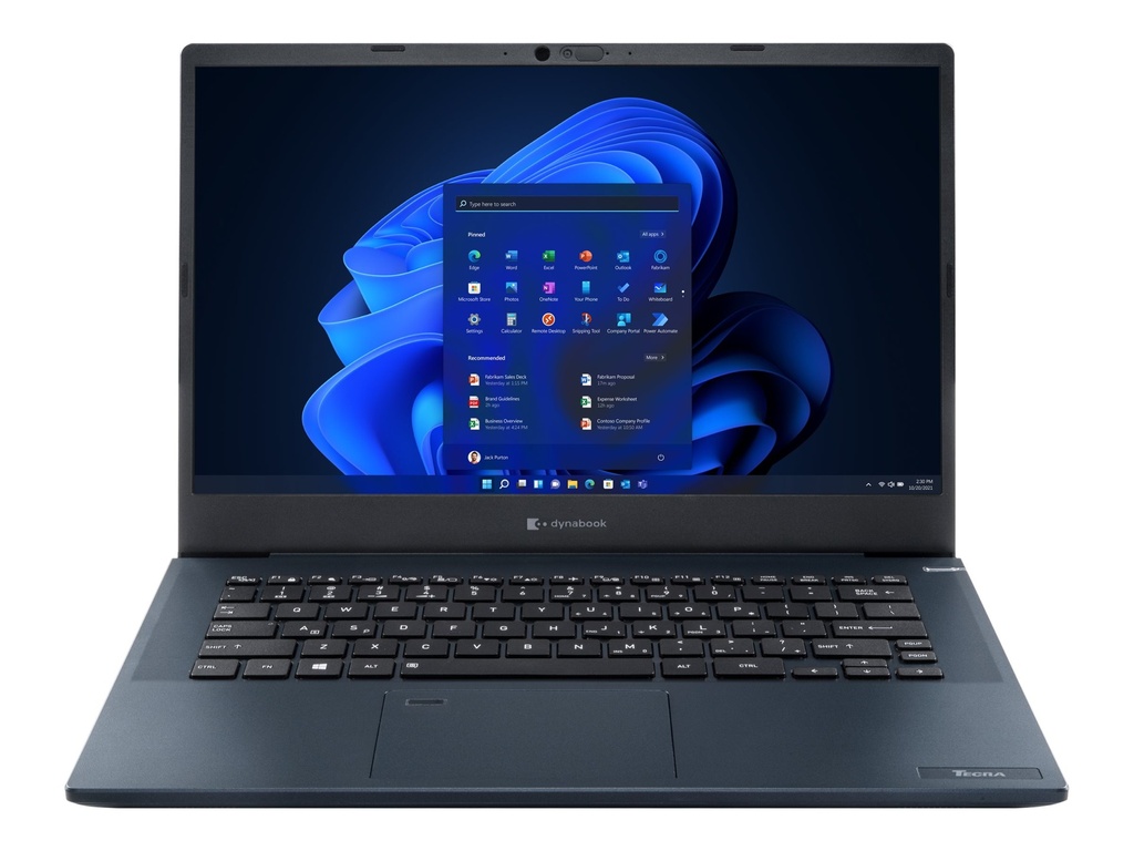 NOT. DYNABOOK TECRA A40-K I5-1235U 16GB 512GB-SSD 14INCH 4USB WIN11-PRO MYSTIC-BLUE 3Y