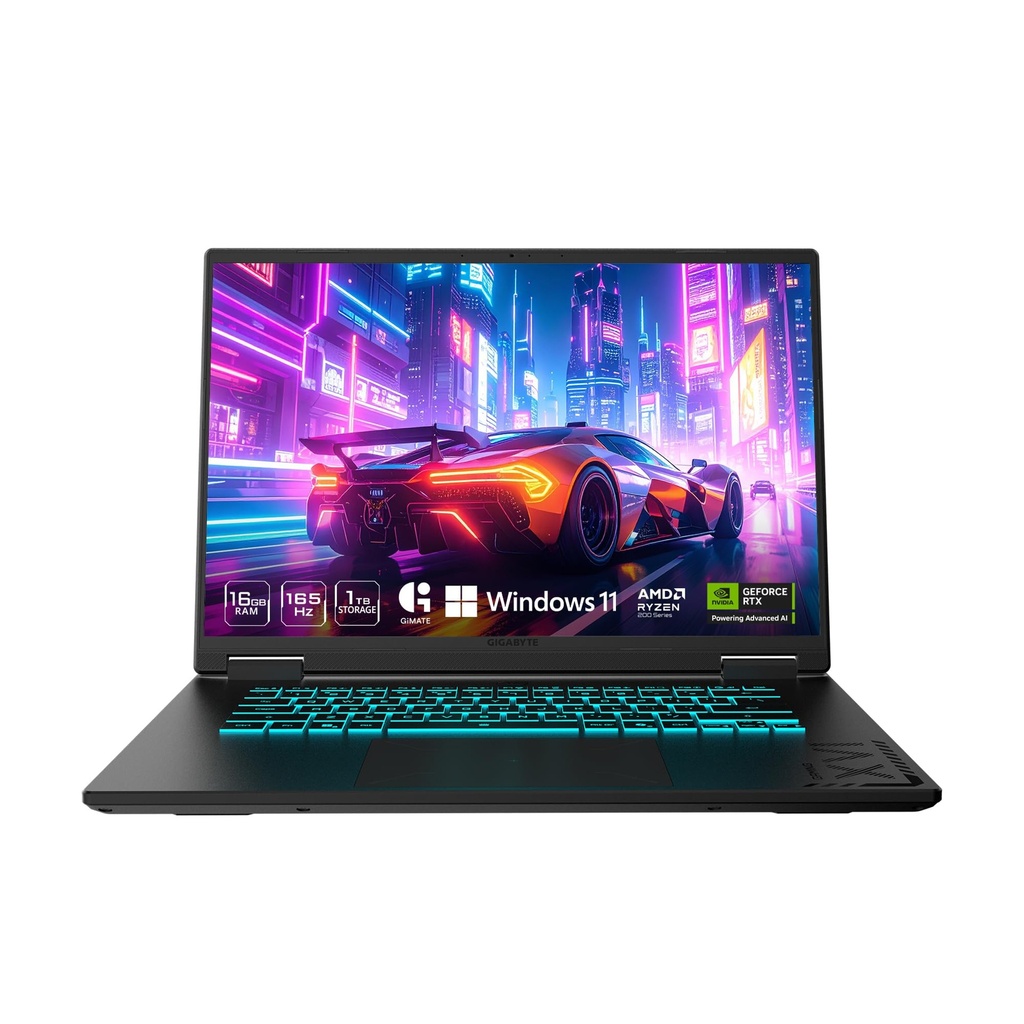 NOT. GIGABYTE GAMING A16 AMD Ryzen 7 260 16GB-DDR5 1TB-SSD 16Inch RTX-5060-8GB Win11-H Gray