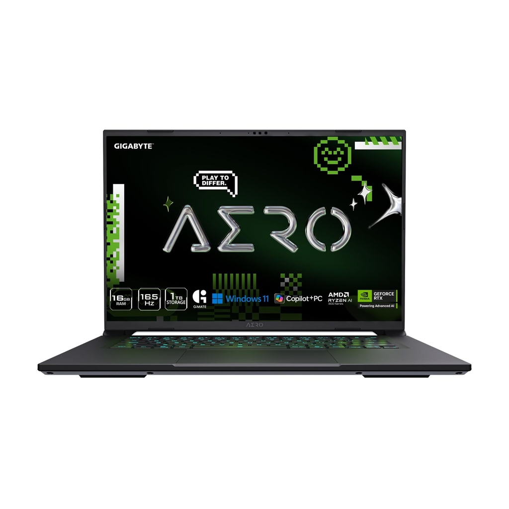NOT. GIGABYTE AERO X16 AMD Ryzen AI 7 350 16GB-DDR5 1TB-SSD 16Inch RTX-5060-8GB Win11-H Gray