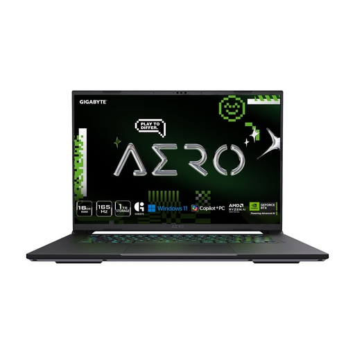 [TS-002484] NOT. GIGABYTE AERO X16 AMD Ryzen AI 7 350 16GB-DDR5 1TB-SSD 16Inch RTX-5060-8GB Win11-H Gray