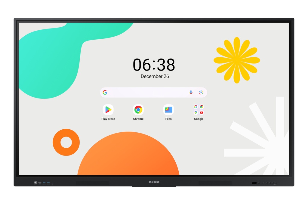 MONITOR SAMSUNG 86INC. TOUCH INTERACTIVE DIGITAL FLIPBOARD ANDROID 14