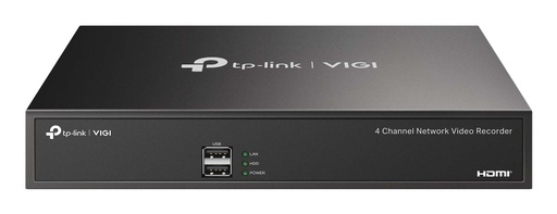 [TS-002545] NVR TPLINK VIGI 4CANALES HDMI 4K BLACK