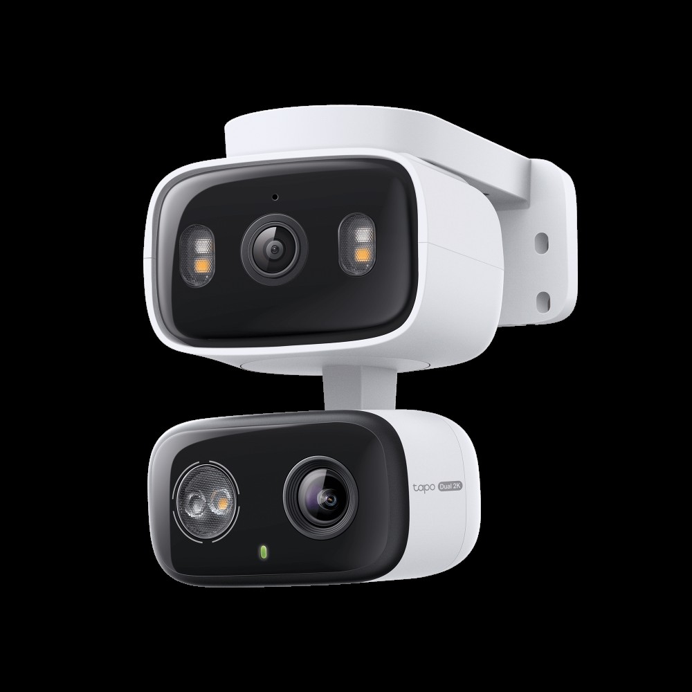 CAMARA TP-LINK TAPO C246D TIPO PT DOBLE LENTE INT-EXT 3MP VISI 360° VIS. NOCT. WI-FI BIDIRECIO 512GB