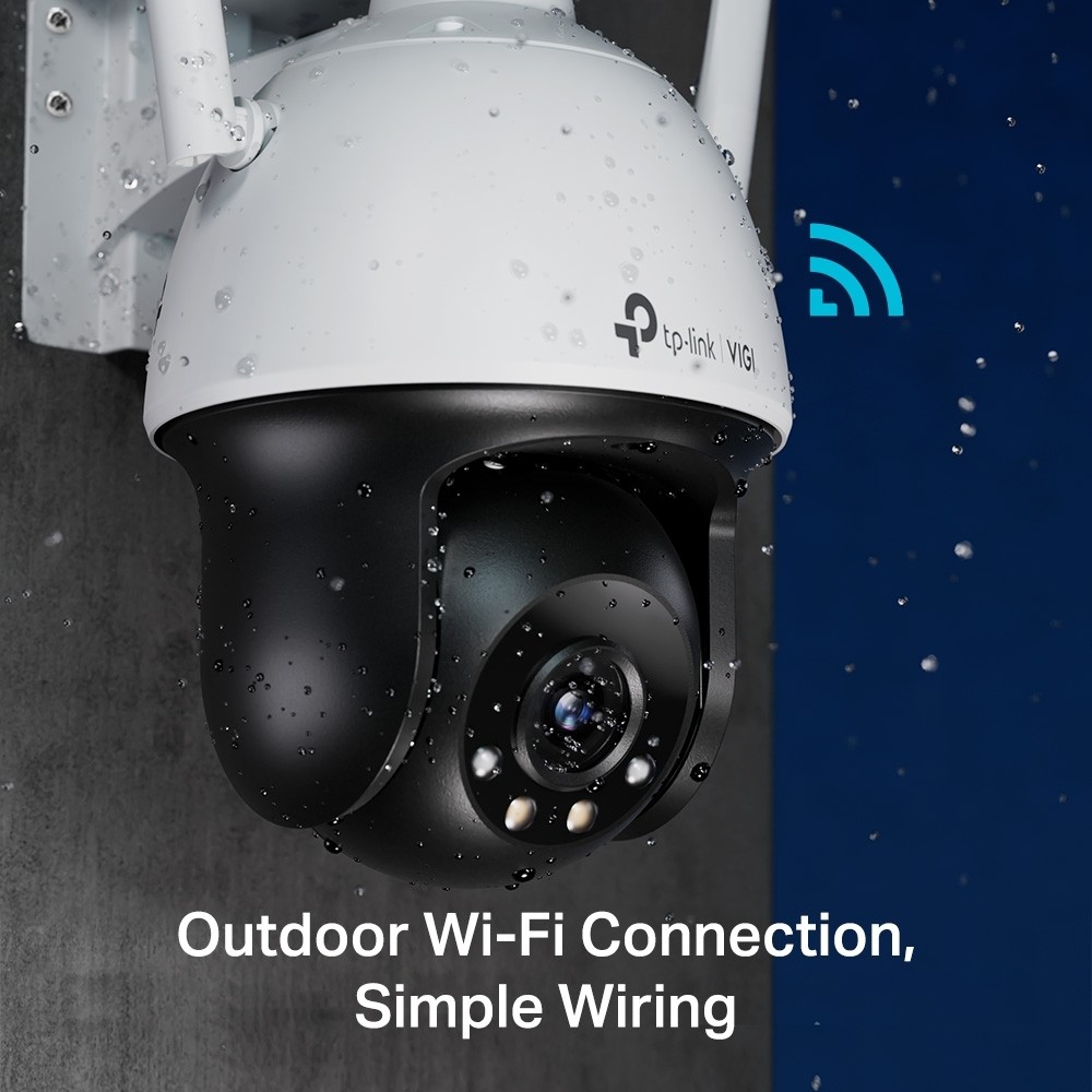 CAMARA TPLINK VIGI WIFI C540W 4MM NETWORK GIRO-INCLINACION OUTDOOR 4MP 2560x1440 IP66
