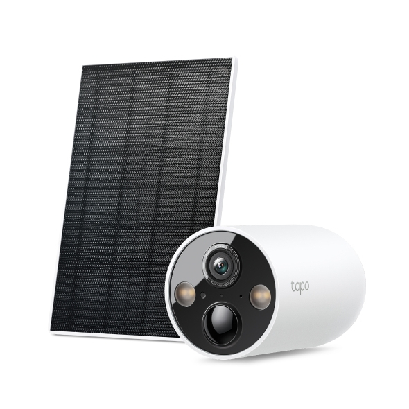 [CAMTPLTPC425KIT] CAMARA TP-Linkl TAPO C425 Solar Powered with Solar Panel Vision Noct. 2K QHD Live View AI Det. IP66