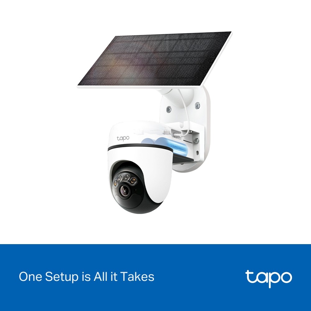 CAMARA TP-LINK TAPO C630 KIT TIPO PT PANEL SOLAR EXT 5MP VIS. 360° VIS NOCT WI-FI BIDIREC 512GB