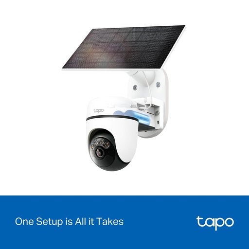 [CAMTPLTAPOC630K] CAMARA TP-LINK TAPO C630 KIT TIPO PT PANEL SOLAR EXT 5MP VIS. 360° VIS NOCT WI-FI BIDIREC 512GB