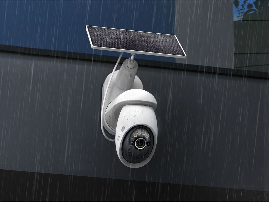 CAMARA TP-LINK TAPO C660 KIT TIPO PT PANEL SOLAR EXT 8MP VIS. 360° VIS NOCT WI-FI BIDIREC 512GB
