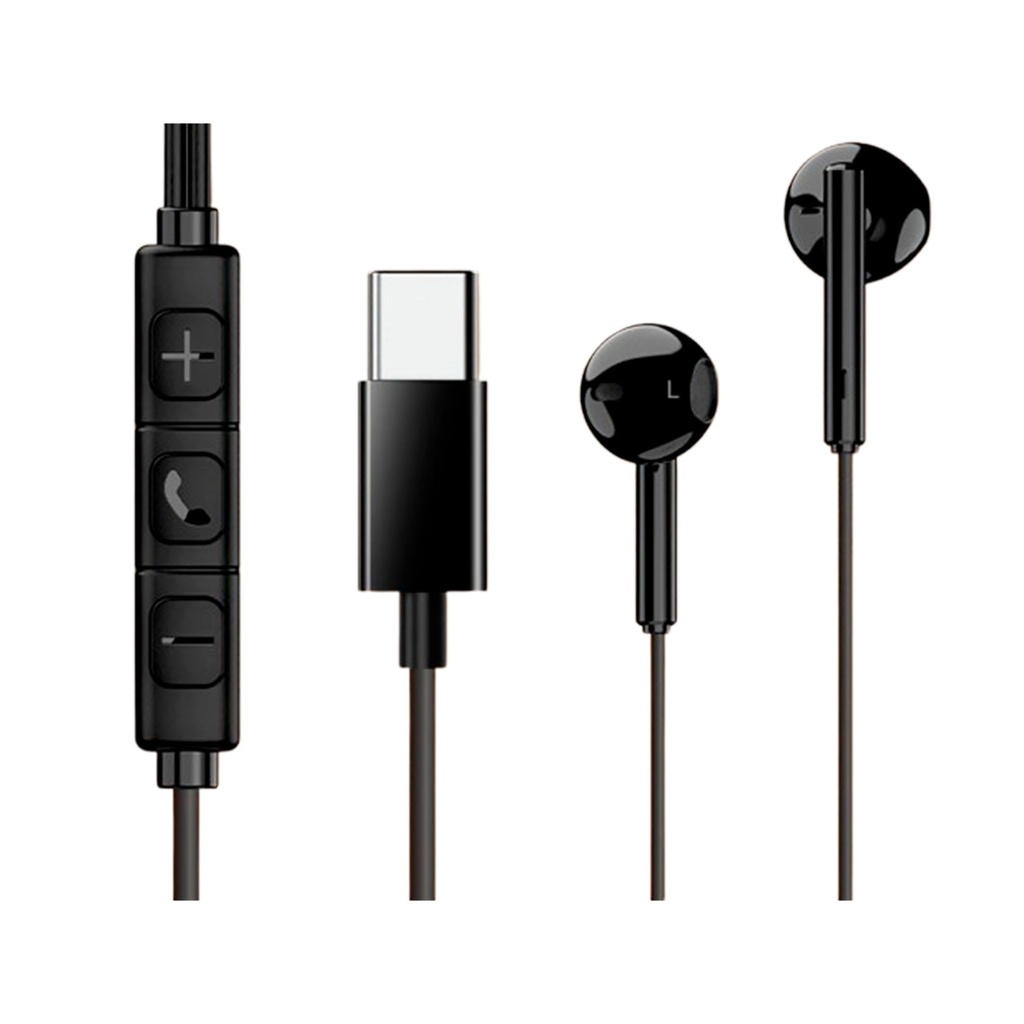 [AUDGENMSH366USK] AUDIFONO CON MICROFONO GENIUS HS-M366 IN-EAR USB-C 360 Rotating Cllip Black