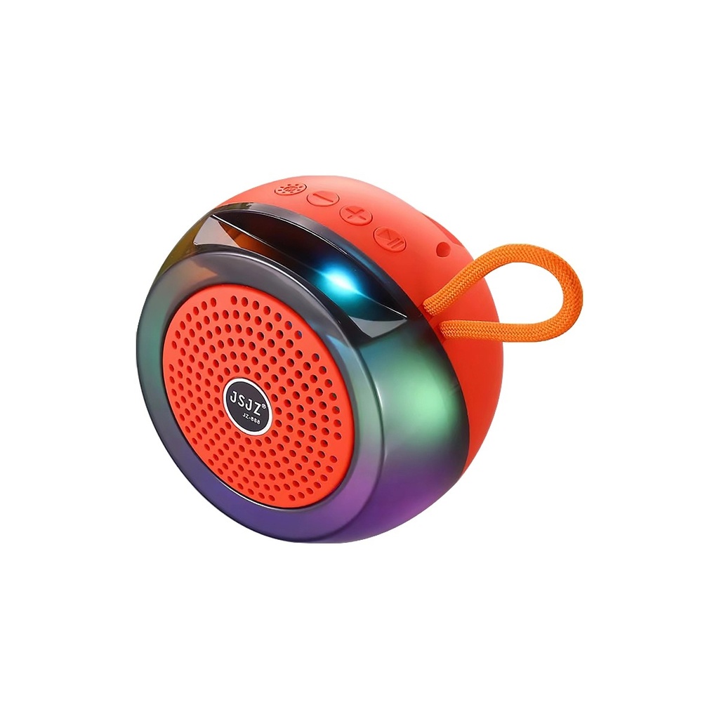 PARLANTE JSJZ WIRELESS STEREO JZ-888 BLACK-BLACK RGB-LIGHT