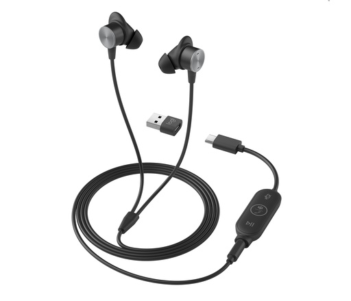 [AUDLOG981001008] AUDIFONO LOGITECH Zone WIRED WITH Noise Cancelling Grafito