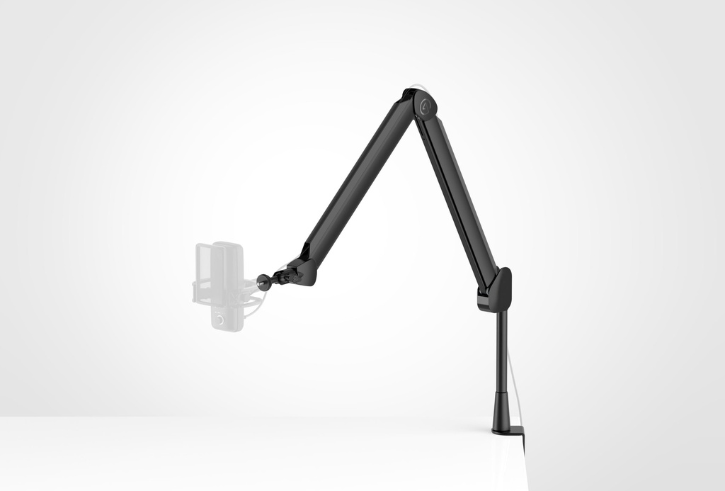BRAZO ARTICULADO DE MESA PARA MICROFONO ARM 360GRADOS MICROFONOS 14-38 -58 PULG. NEGRO