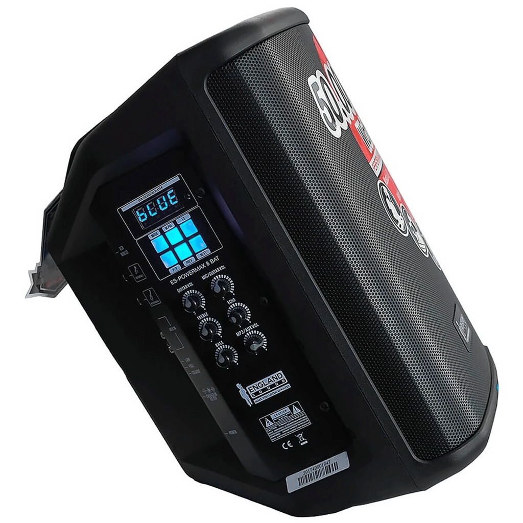 PARLANTE ENGLAND SOUND ES-POWERMAX 8-BAT 8INC. BT5.0 BLACK