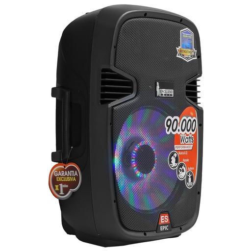 [PARXXXDEEPIC15L] PARLANTE ES-MD EPIC 15 LED 15INCH 130000 WATTS NEGRO
