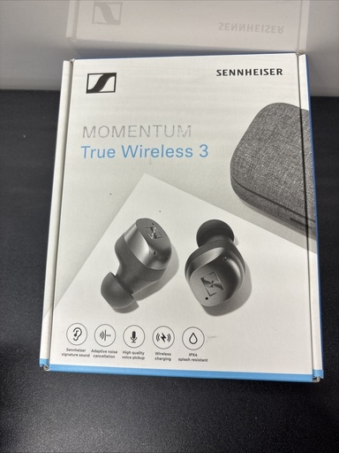 [HSESEN700074] HEADPHONES SENNHEISER MOMENTUM TRUE WIRELESS 3 NOISE-CANCELING IN-EAR GRAPHITE WITH BOX