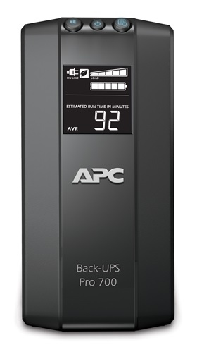 UPS APC BR700G INTERACTIVO 120V PANTALLA LCD 420VATIOS-700VA