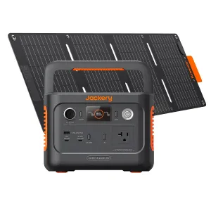 [PPSJACEX24V240M] Portable Power Station Jackery 240 v2 256Wh LiFePO4 Battery 300w AC-100W con 40W Mini Panel Solar